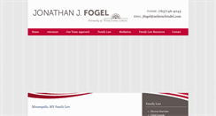 Desktop Screenshot of fogelfamilylaw.com