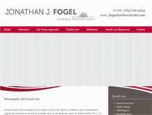 Tablet Screenshot of fogelfamilylaw.com